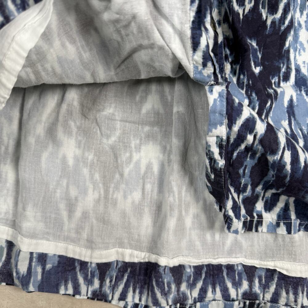 Blue Patterned Mini Dress - Picture 5 of 11